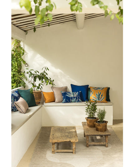 Coussin uni Alga outdoor Bronze 30 x 50