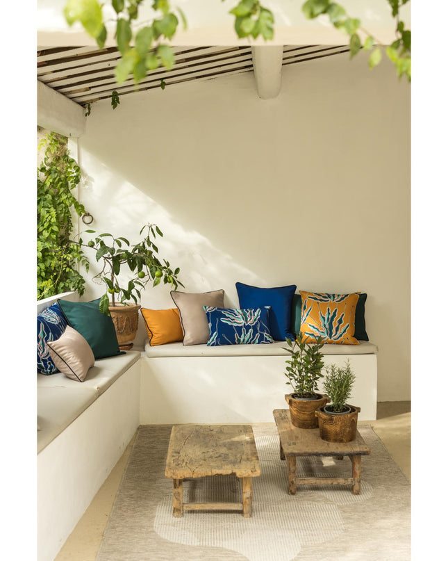 Coussin uni Alga outdoor Bronze 30 x 50
