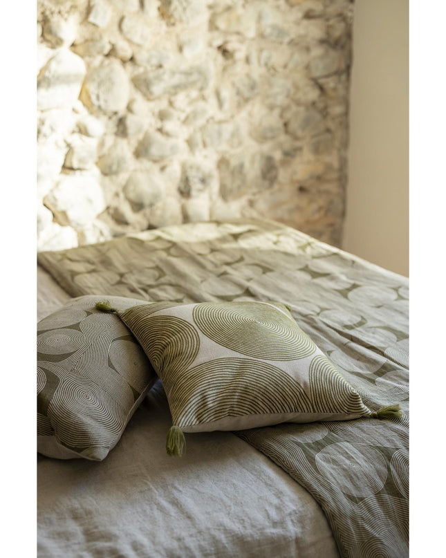 Coussin imprimé Tito Naturel 30 x 50