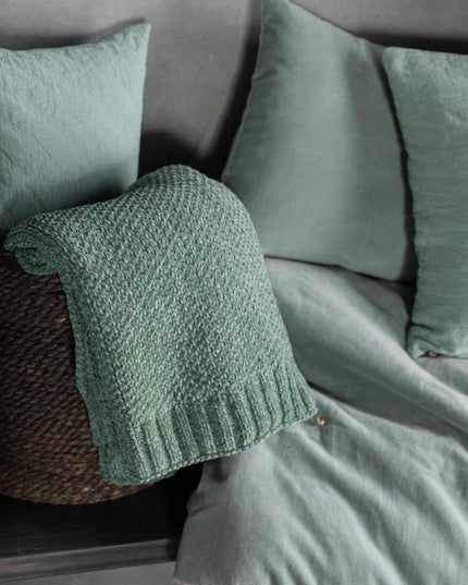 Edredon en coton - 140 x200 - Opaline, Vert de gris ou rouille