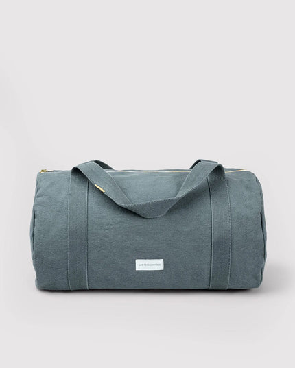Sac bowling (bleu horizon, gris ardoise, jaune safran et beige sable)