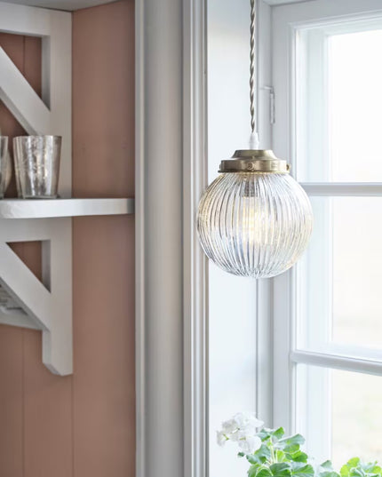 Petite suspension Eivor Laiton/Transparent